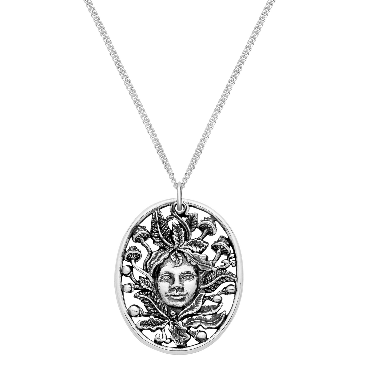 Woman of the woods necklace alternative forest necklace 