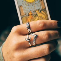 COSMIC MOON - Sterling Silver Ring