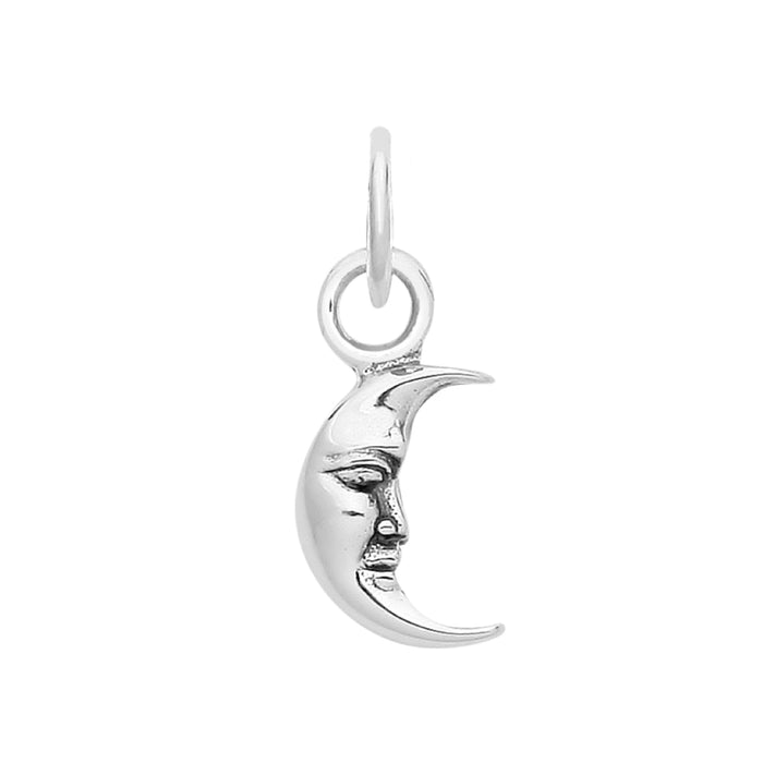 COSMIC MOON - Sterling Silver Necklace Pendant