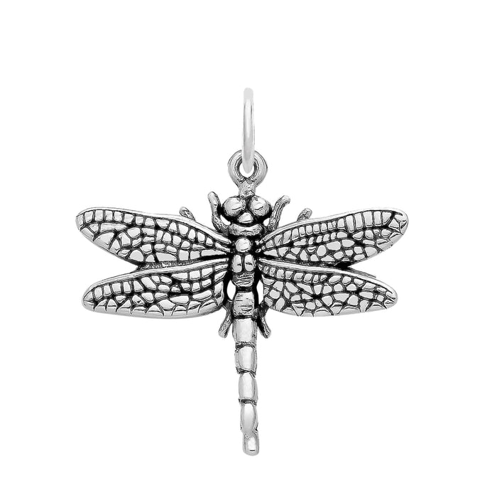 DRAGONFLY - Sterling Silver Necklace Pendant
