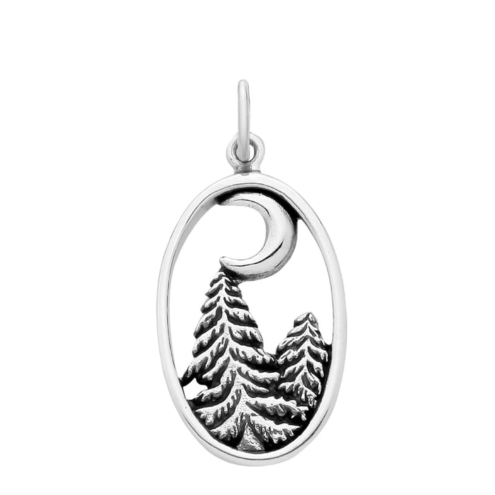 WINTER SKIES - Sterling Silver Pendant