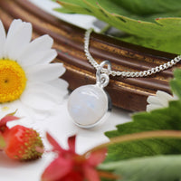 LUNAR - Sterling Silver & Moonstone Necklace