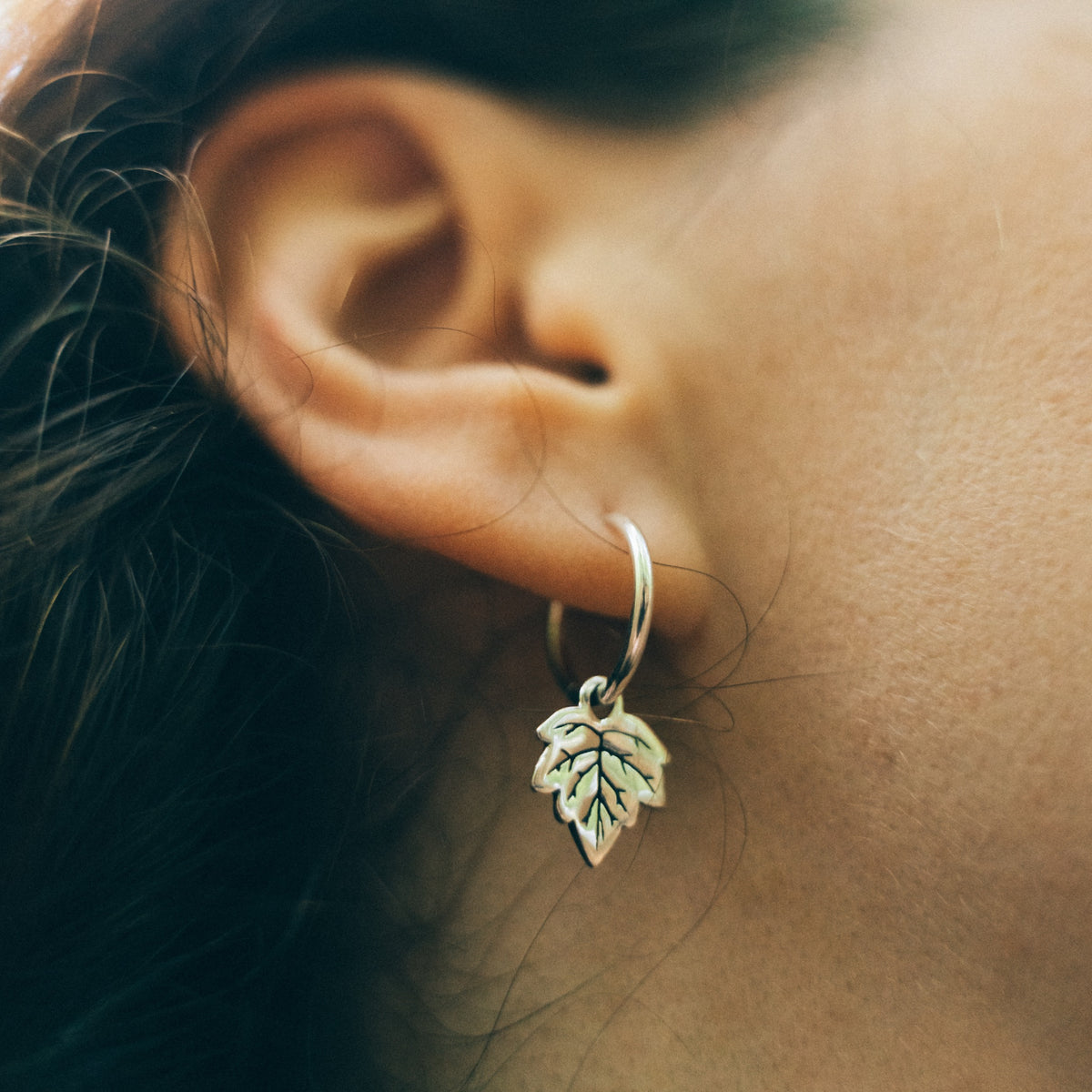 LOVESTONE - Sterling Silver Hoops