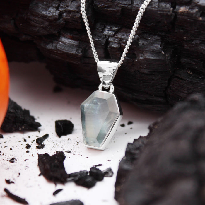 NEW BEGINNINGS - Sterling Silver & Prehnite Necklace