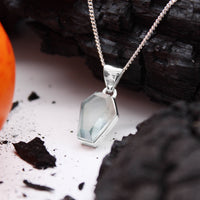 NEW BEGINNINGS - Sterling Silver & Prehnite Necklace