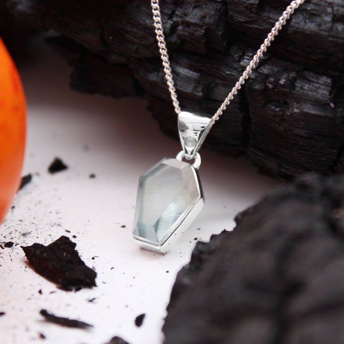 NEW BEGINNINGS - Sterling Silver & Prehnite Necklace