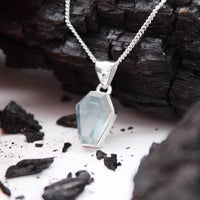 NEW BEGINNINGS - Sterling Silver & Prehnite Necklace