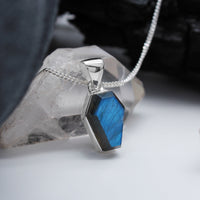 AFTER MIDNIGHT - Sterling Silver & Labradorite Necklace
