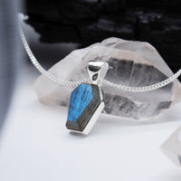 AFTER MIDNIGHT - Sterling Silver & Labradorite Necklace