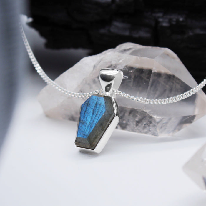 AFTER MIDNIGHT - Sterling Silver & Labradorite Necklace
